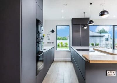 Havanna door design integrated in to a fitted kitcehn by Mangan Woodcraft Contemporay kitchen style ()