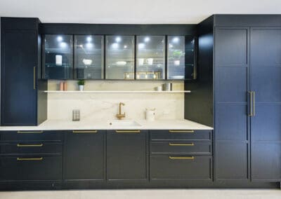 Mangan Woodcraft Black Contemporary Kitchen design