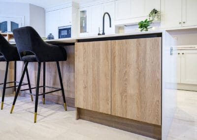 Oak kitchen island design by Mangan Woodcraft Trim Meath