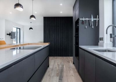Modern kitchen design with Havan contemporary Kitchen installation Mangan Woodcraft
